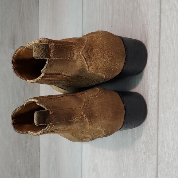 Marc Fisher LTD MLYOHANI Womens Ankle Suede Heels boots shoes sz 6.5M - Picture 6 of 14